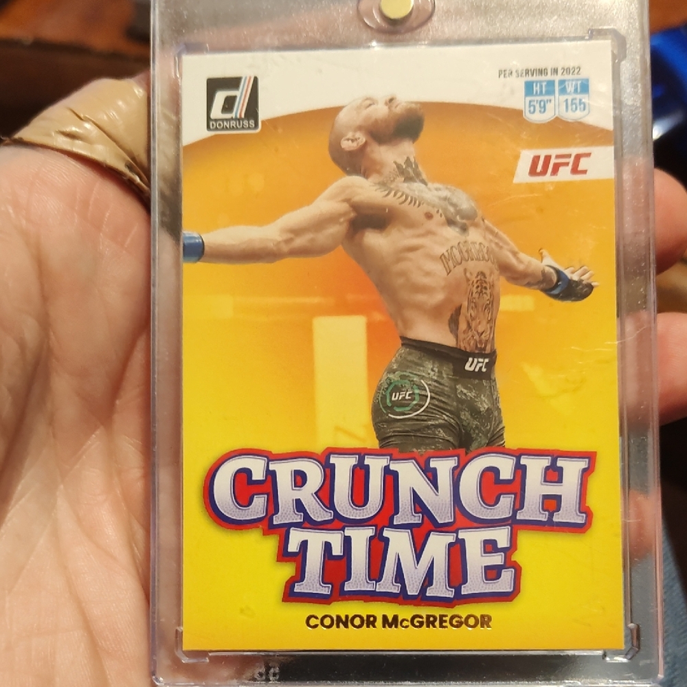 Conor McGregor UFC Crunch Time Card